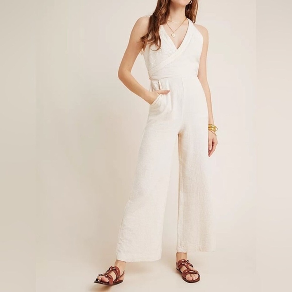 Anthropologie Demi Textured Jumpsuit - Size 2 - NWoT